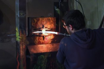 240mmgyuto for sale feather damascus sword billet 041 (800x533).jpg